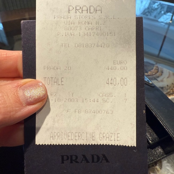 Prada Black Nylon-Leather Wallet. - Picture 6 of 9